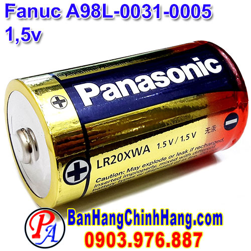 Fanuc A98L-0031-0005 1,5V Alkaline Batterry